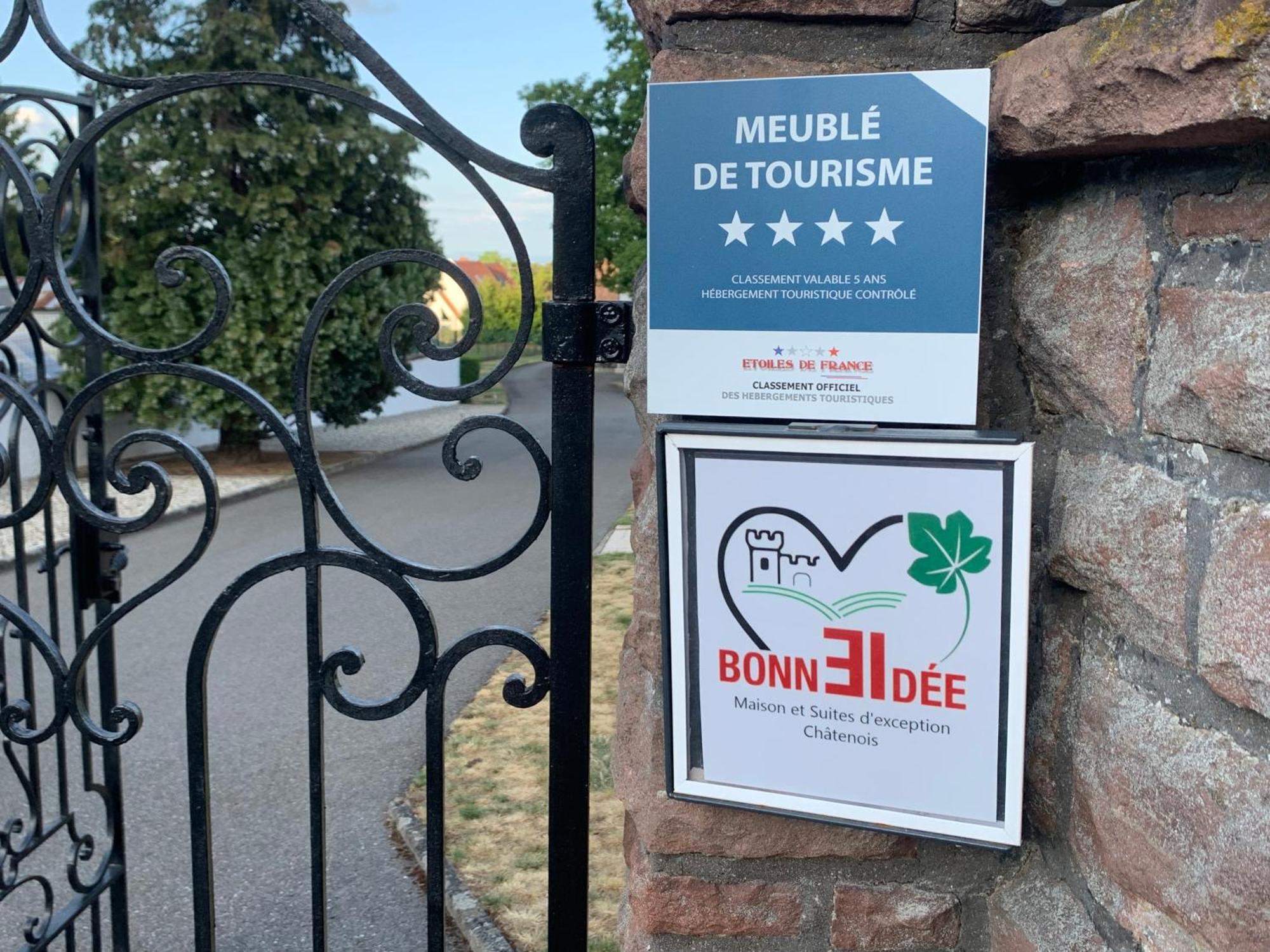 Bonne Idee - Suite Georges - Meuble De Tourisme 4 Etoiles Châtenois Esterno foto